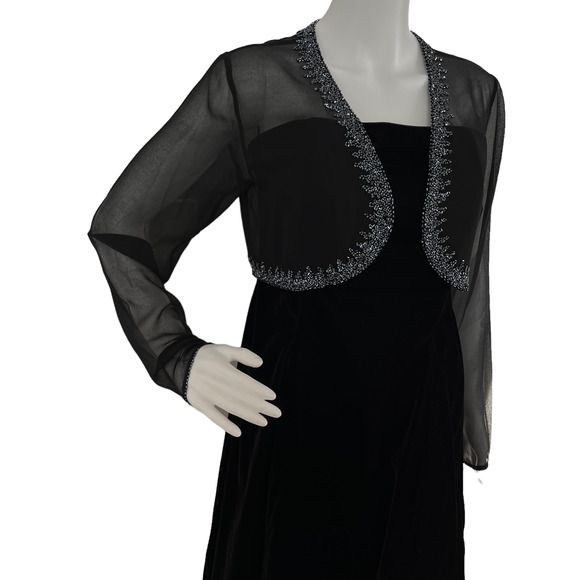 beaded bolero jackets for evening dresses Formal Sequins Bolero Evening Jacket